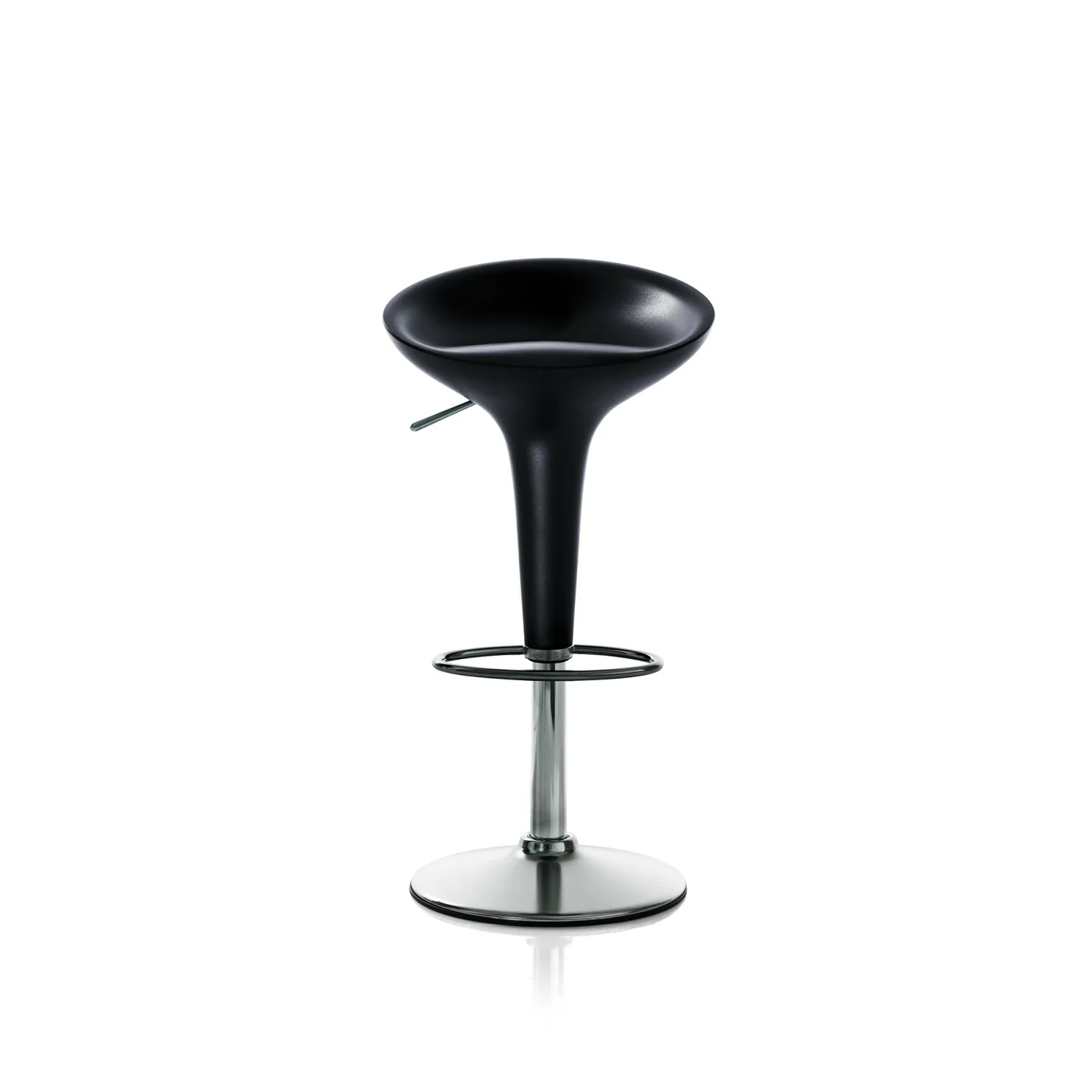 Magis - Bombo Stool - Grey Anthracite - Barstolar - Stefano Giovannoni - Grå - Metall/Plast