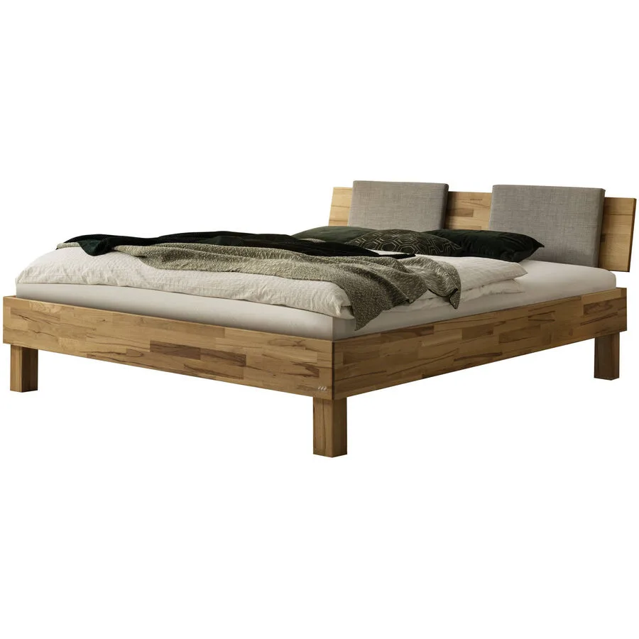 Hasena Bett Sassari Kernbuche Kernbuche massiv Massivholz 140 x 200 cm