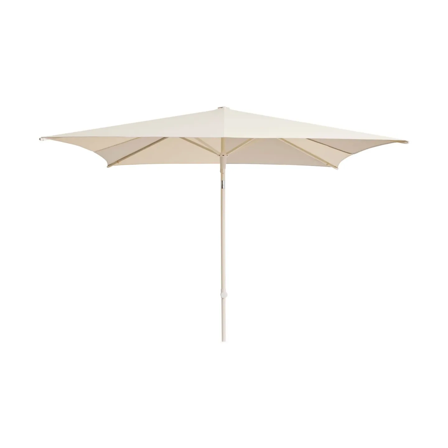 HAY Terrazza Square Sonnenschirm Off white-grey