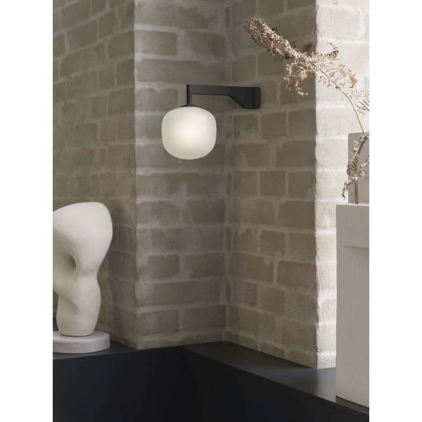 Rime Væglampe Grey - Muuto - Stue - Glas