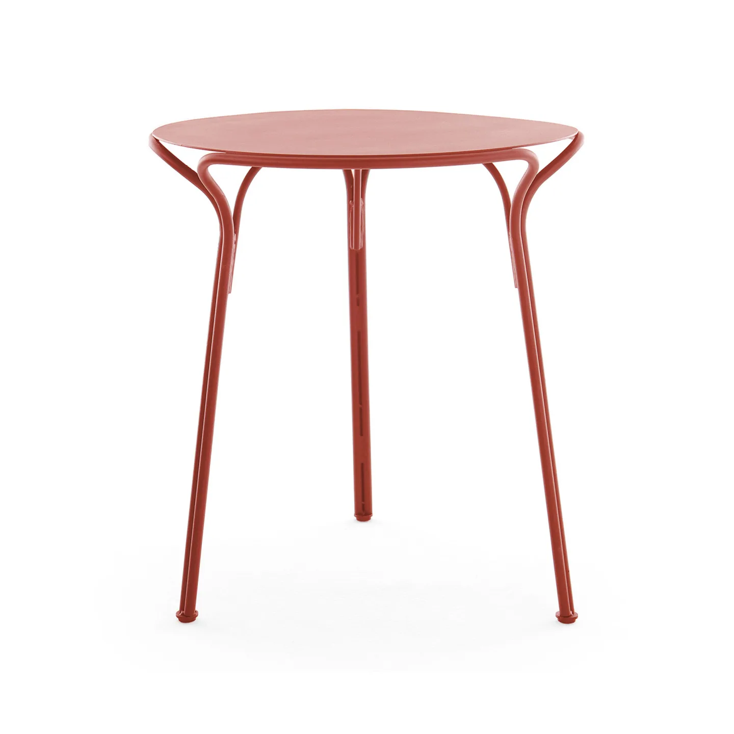 Kartell - Hiray Tavolo H72 White - Småbord och sidobord utomhus - Ludovica + Roberto Palomba - Vit - Metall