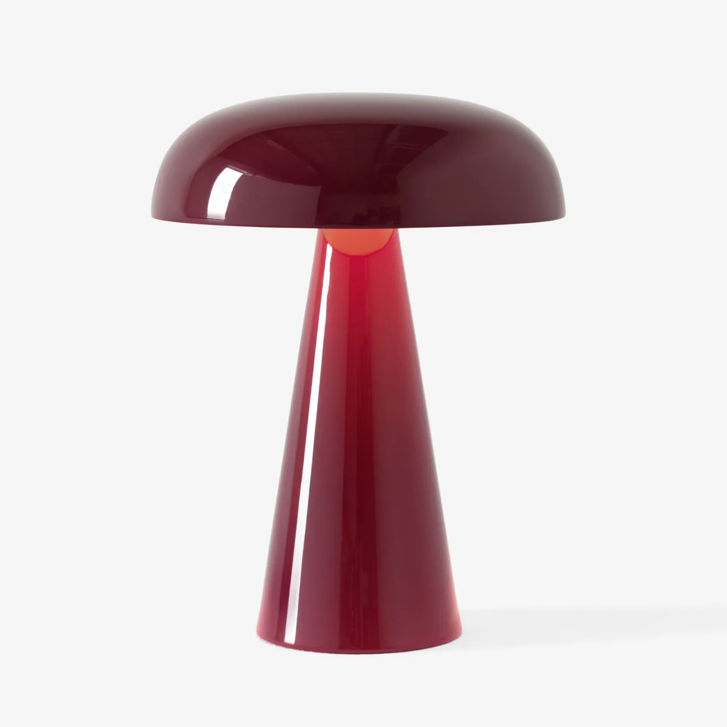 Como SC53 Portable Tischleuchte Red Brown - &Tradition - Wohnzimmer - Design - Metall - Mit Schirm