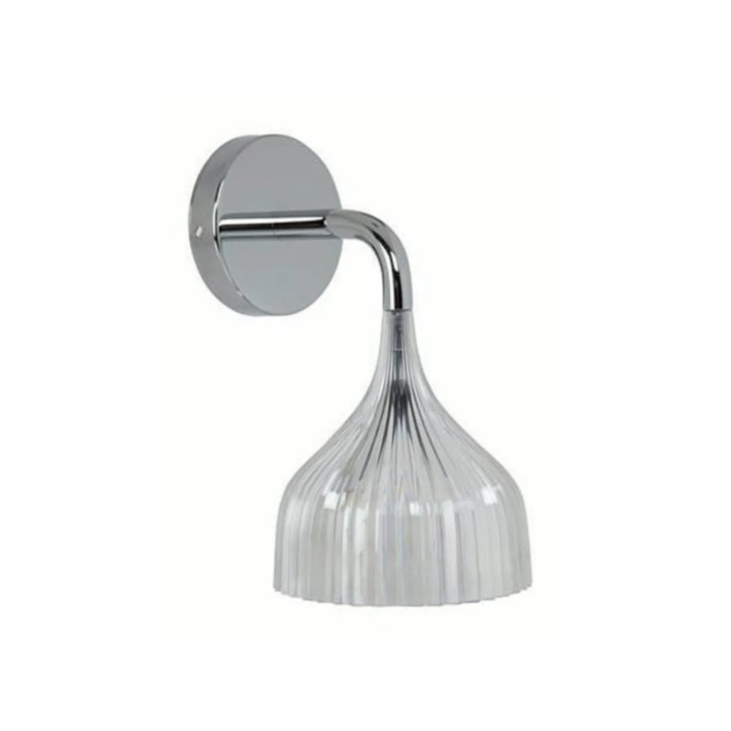 E' Vegglampe Krystall - Kartell É - Stue - Design - Plast - Med en lyskilde