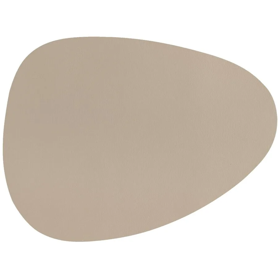 ZICZAC Tischset Togo Braun Kunstleder 43 x 32 cm