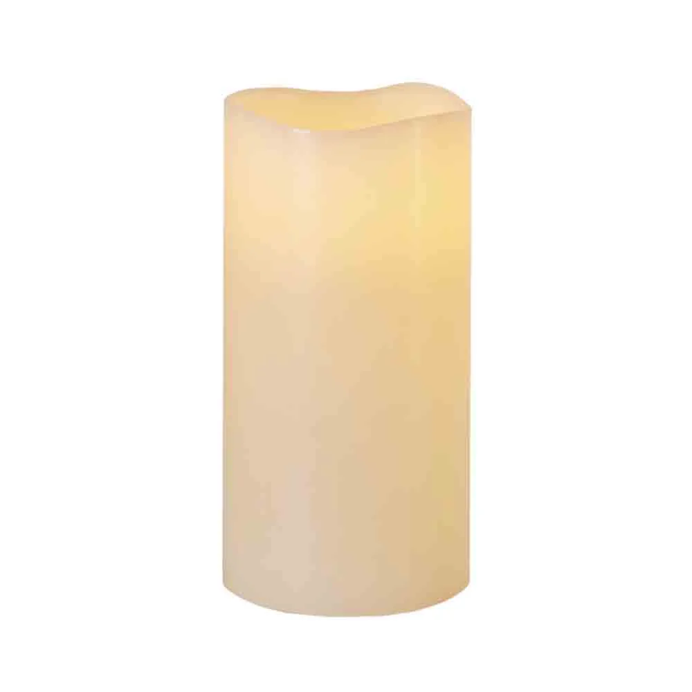 LED blockljus Ø 10 cm Höjd 20 cm
