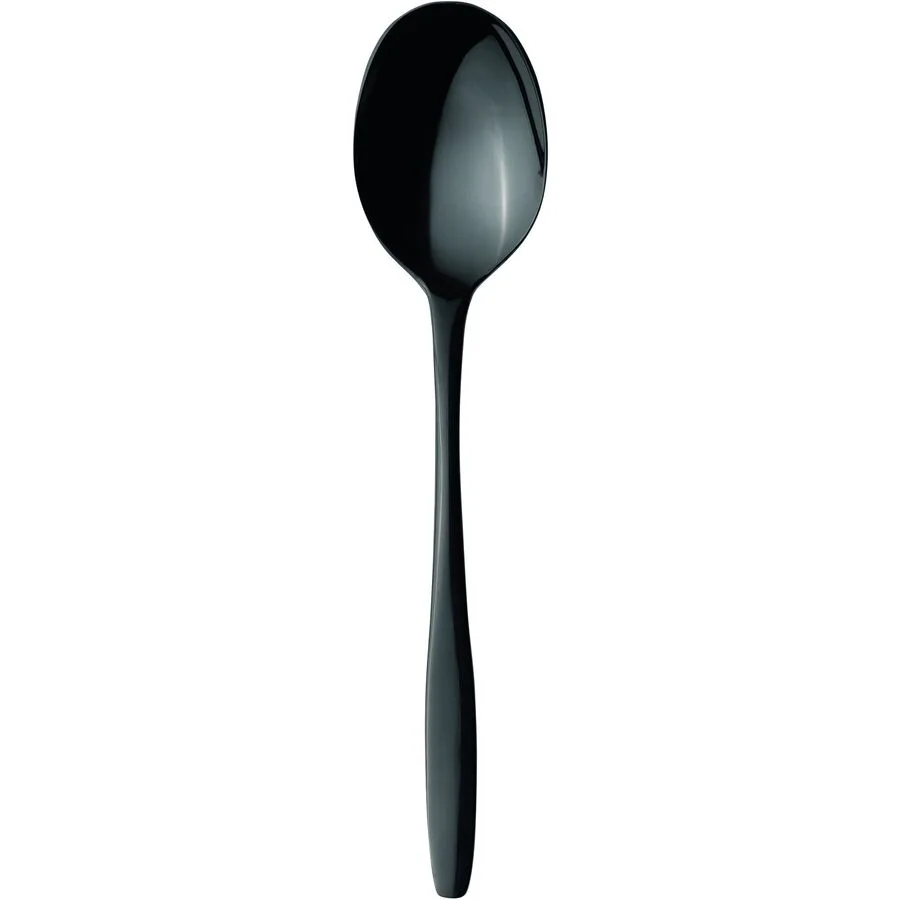 MÄSER Kaffeelöffel-Set Nigran Schwarz Edelstahl