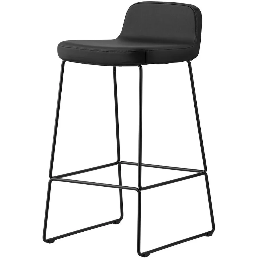 CONNUBIA Barhocker Riley schwarz Metall H 80 cm