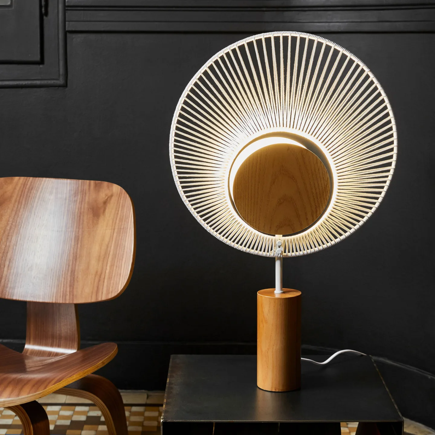 Oyster Bordslampa White - Forestier - Vardagsrum - Design - Metall