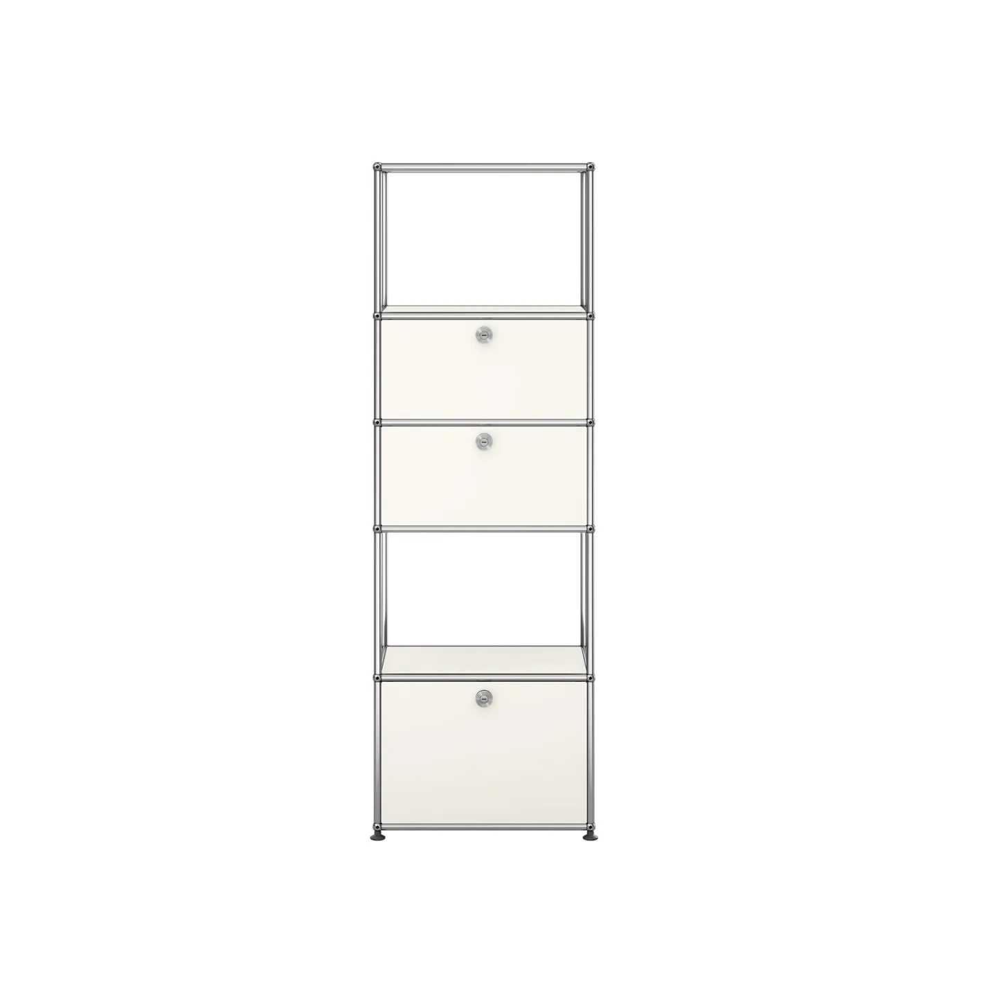 USM - USM Haller Shelf M52 Pure White - Skåp och vitrinskåp - Fritz Haller & Paul Schärer - Vit - Metall