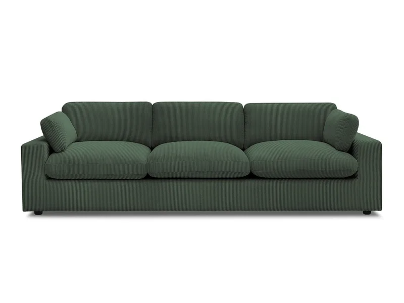 Sofa BOBOCHIC BELAIR Cord-Stoff grün