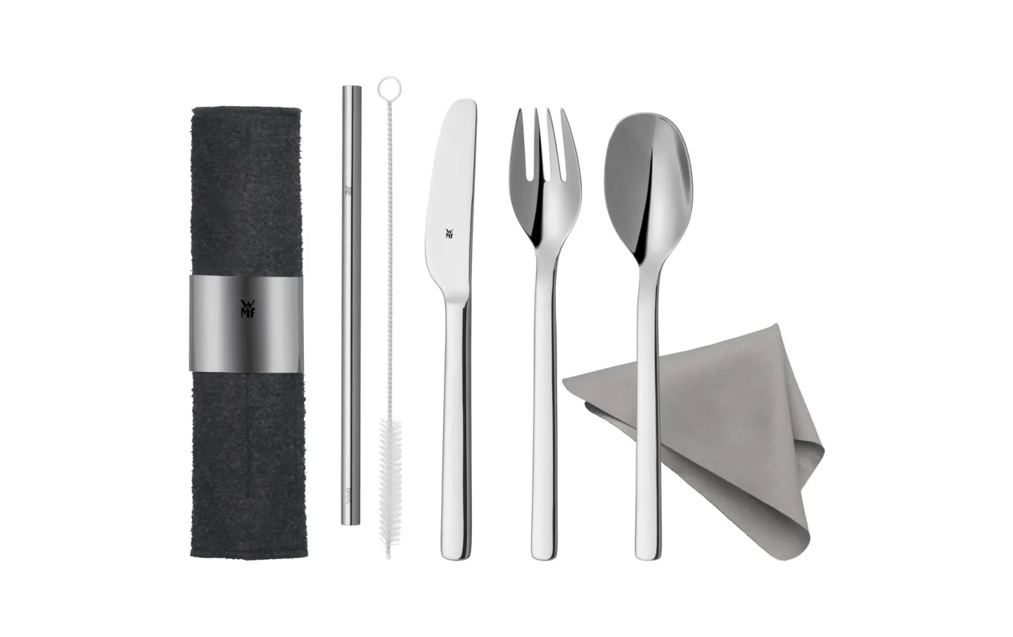 Alltron Besteck-Set My2Go, 8-teilig Grau | Schubiger Möbel