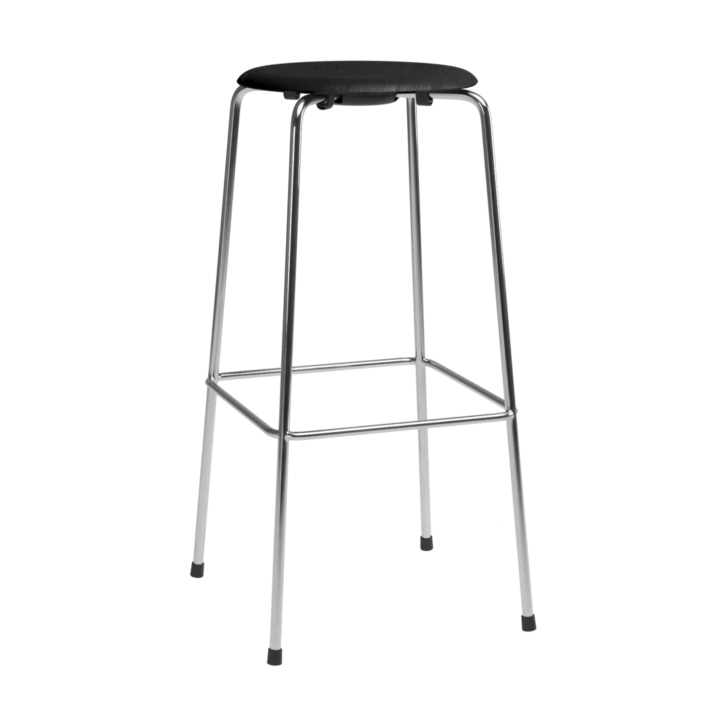 Fritz Hansen High Dot Barstuhl Esche schwarz-Chrom