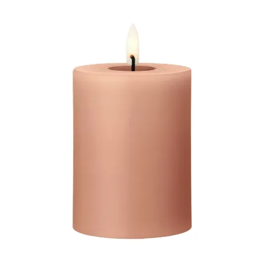 ester & erik ester & erik Blockkerze LED 20 Rosy caramel, 10cm