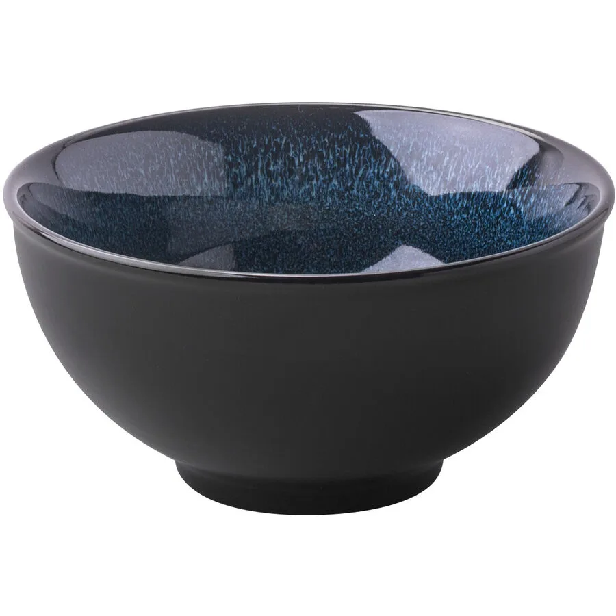 Schale Night Sky Schwarz Porzellan 16 cm 7.7 cm
