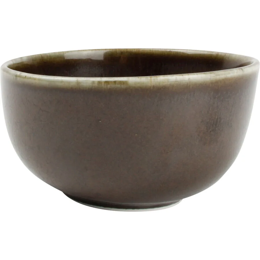 Fine2Dine Schale Ceres Black Braun Porzellan 12 cm 6.5 cm