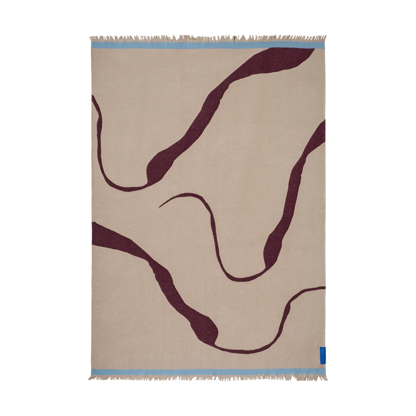 Mette Ditmer Studio Plaid Wine, 130x175 cm