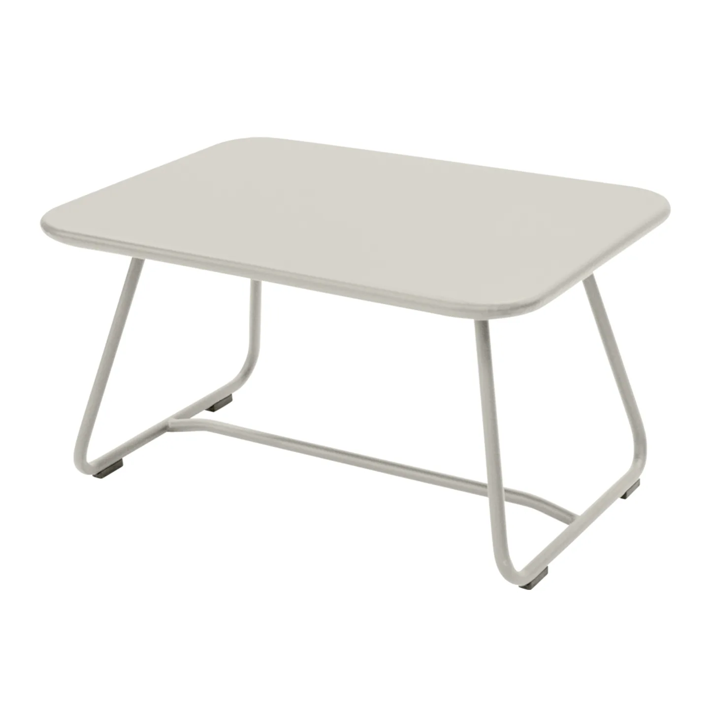 Fermob - Sixties Low Table Clay Grey A5 - Småbord och sidobord utomhus - Frédéric Sofia - Grön,Grå - Metall