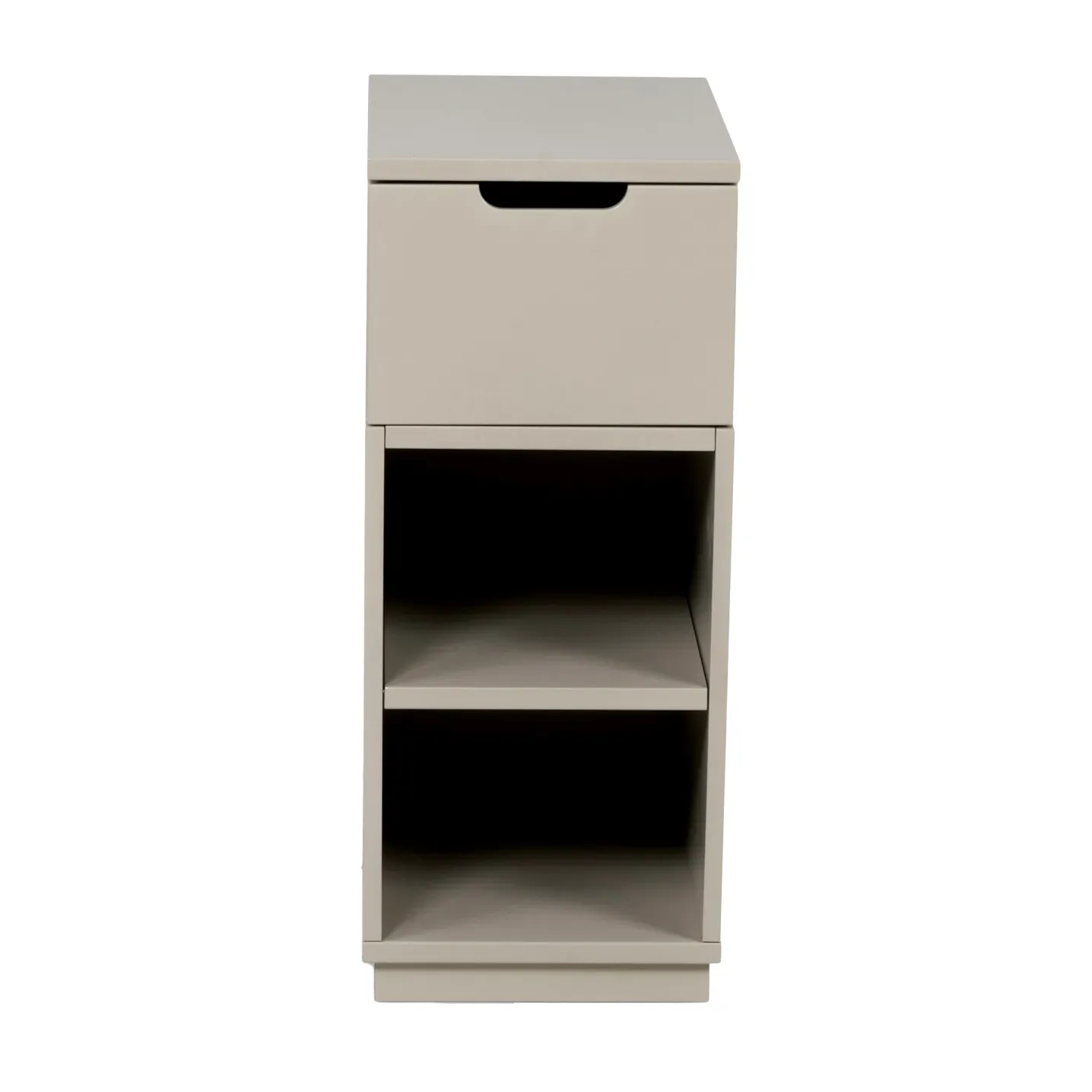 Mavis Aoko Nachttisch 72 cm 1 Schublade Beige