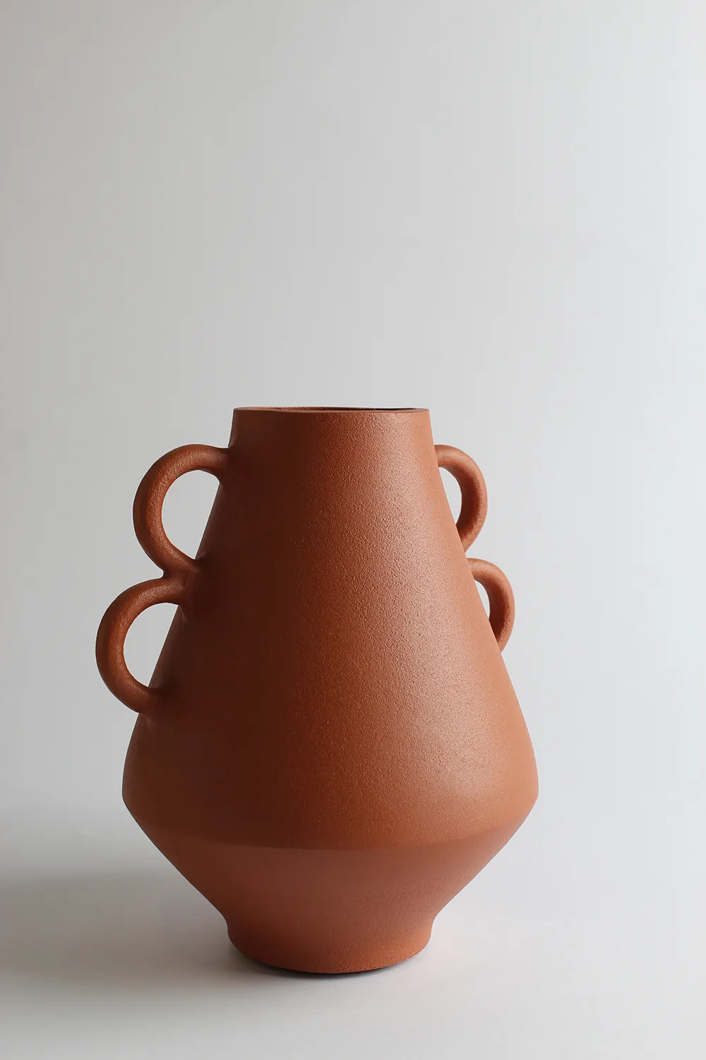 Vase - Lykke (terracotta) (Størrelse: 19 x 21 cm)