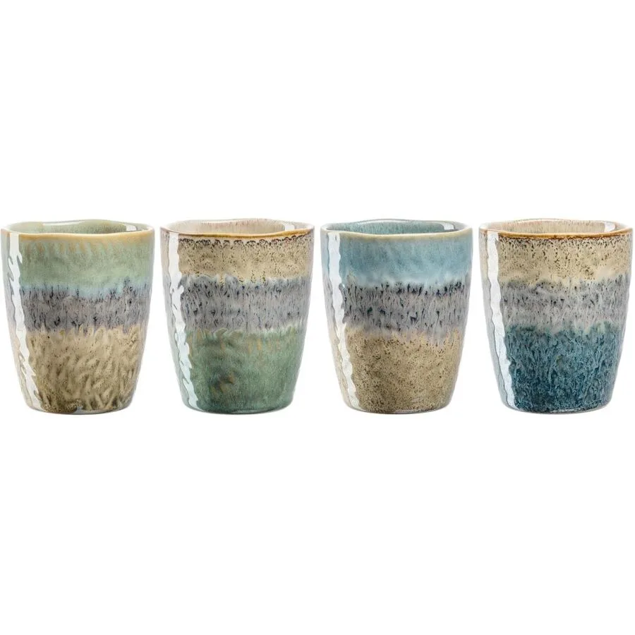 Kaffeebecher-Set Leonardo Mehrfarbig Keramik 10 cm
