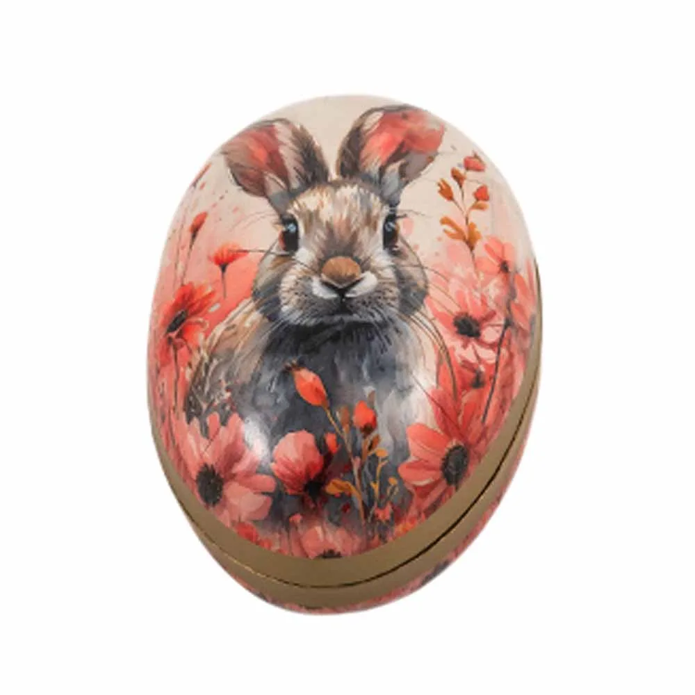 Påskägg i gammaldags stil 15 cm Lovely bunnie Röd 1 st