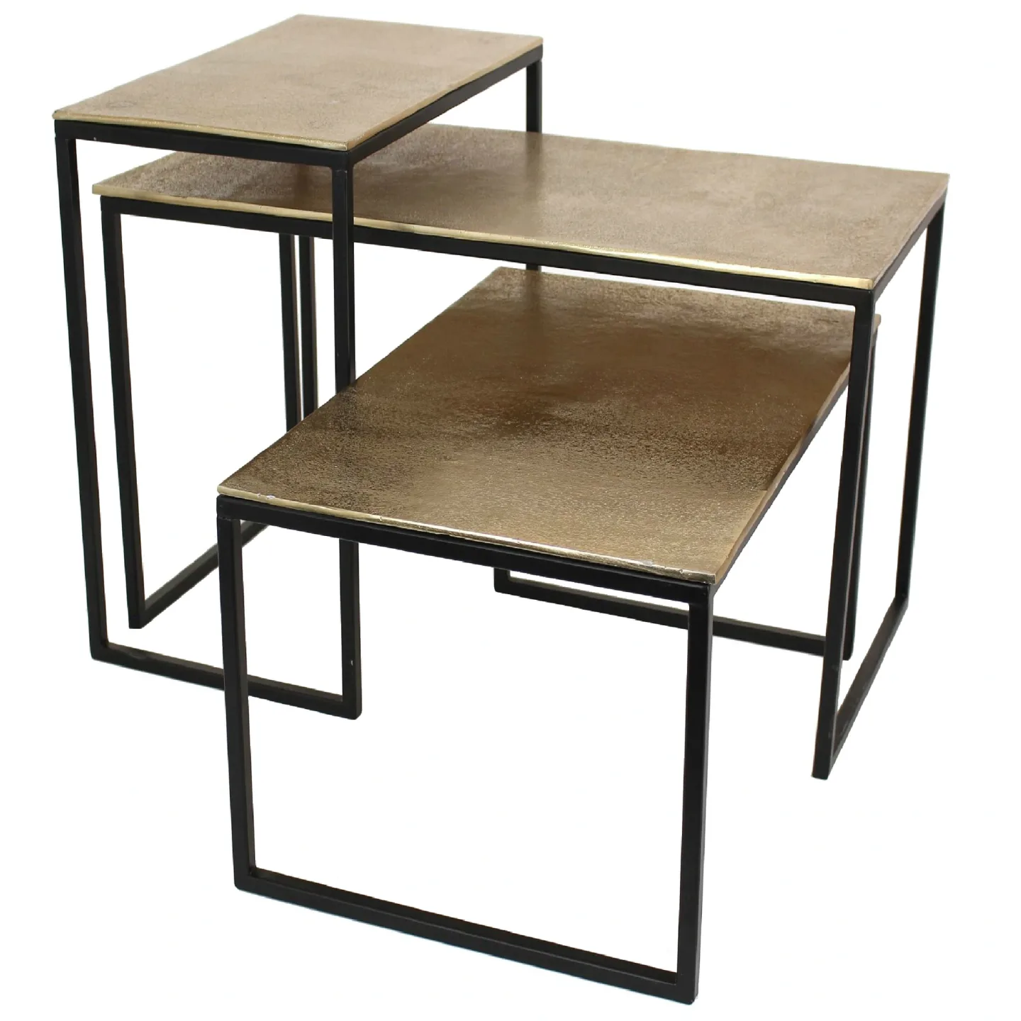 Kersten Beistelltisch Beistelltisch, Aluminium Gold Gelb | Schubiger Möbel