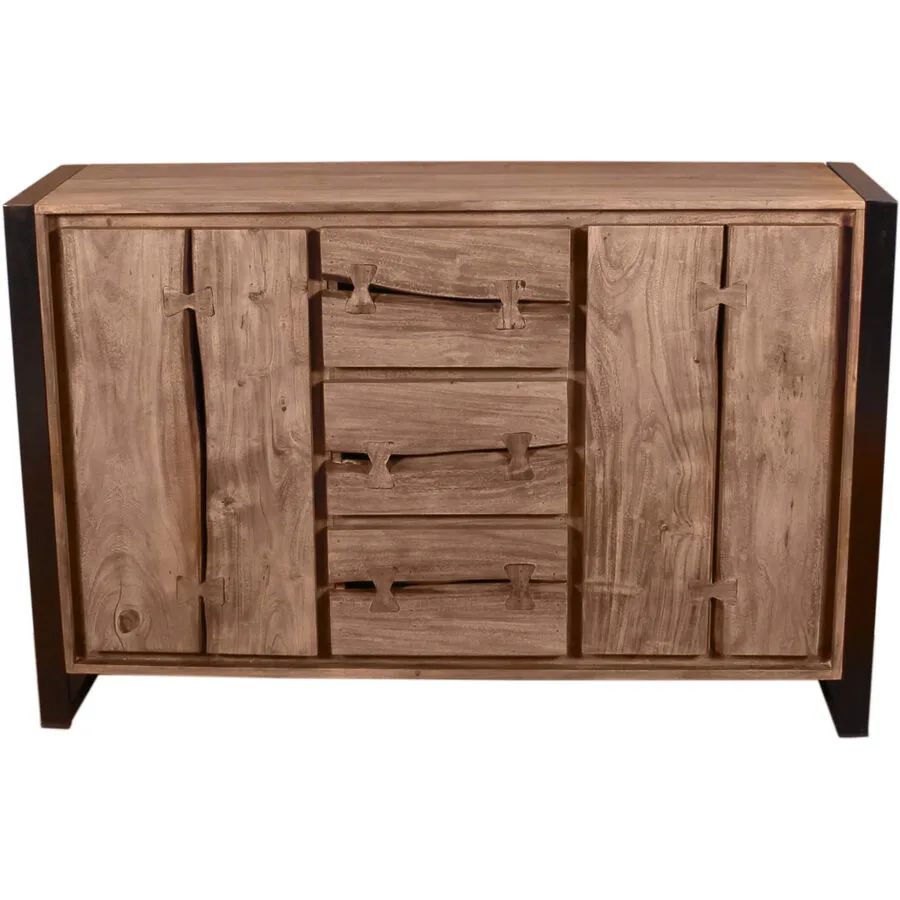 Sideboard Life natur Holz B 140 H 90 cm
