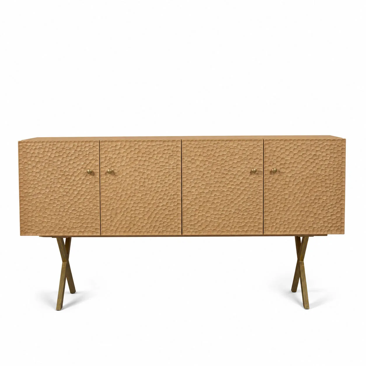 Zanat - Touch sideboard 172 cm brons/oljad ek - Skänkar och sideboards - Studioilse - Träfärgad - Trä