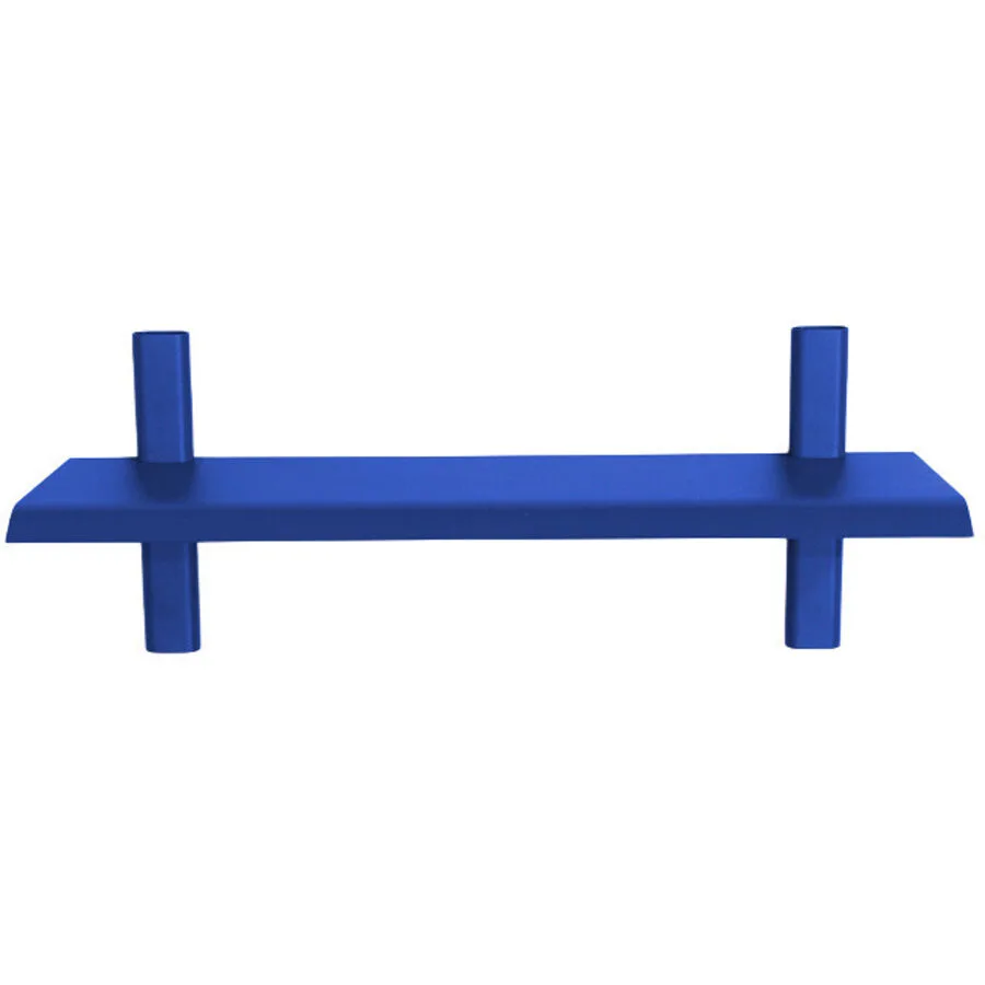 Spinder Design Wandregal Manta Blau Stahl 60 cm 23 cm
