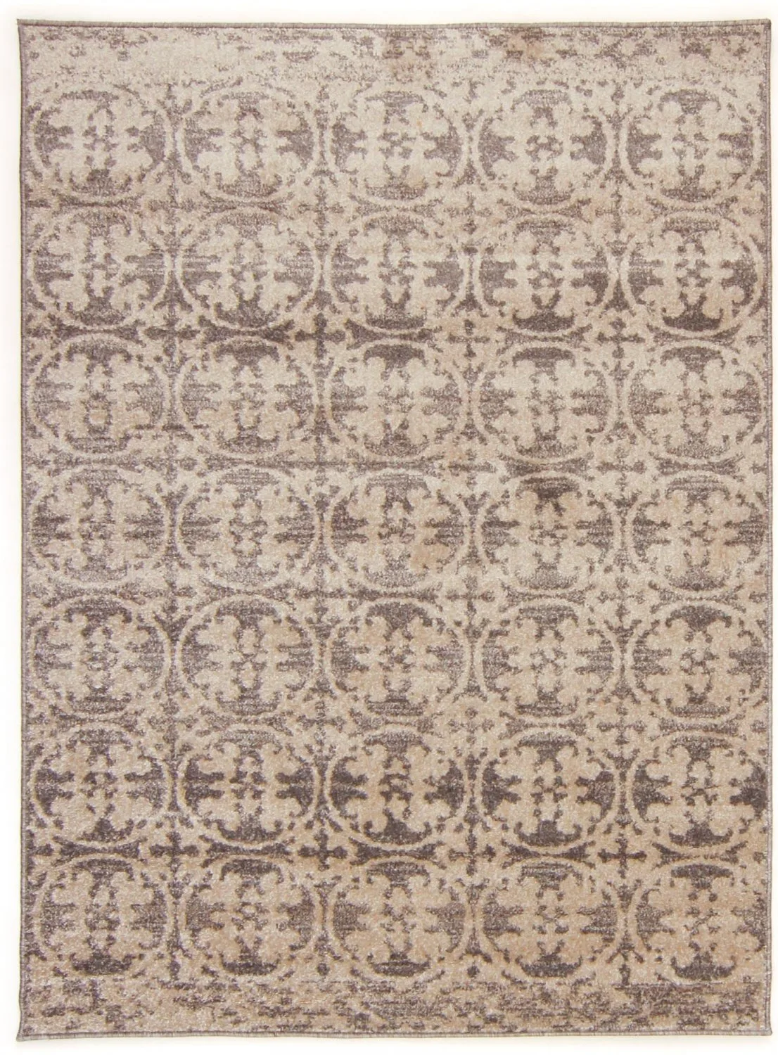 Wilton-teppe - Teresa (grå) (Størrelse: 160 x 220 cm)