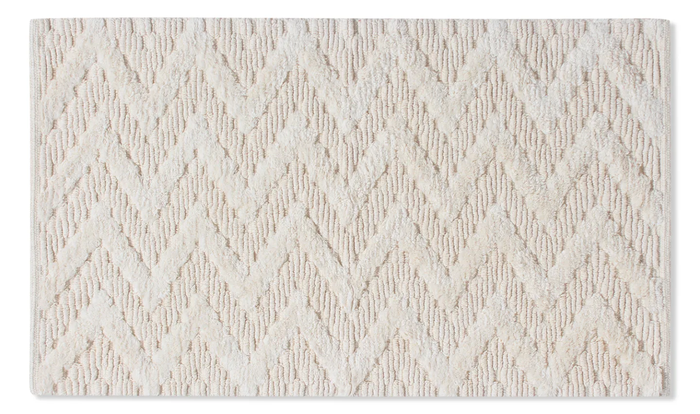Baderomsmatte - Bellona (off-white) (Størrelse: 70 x 120 cm)
