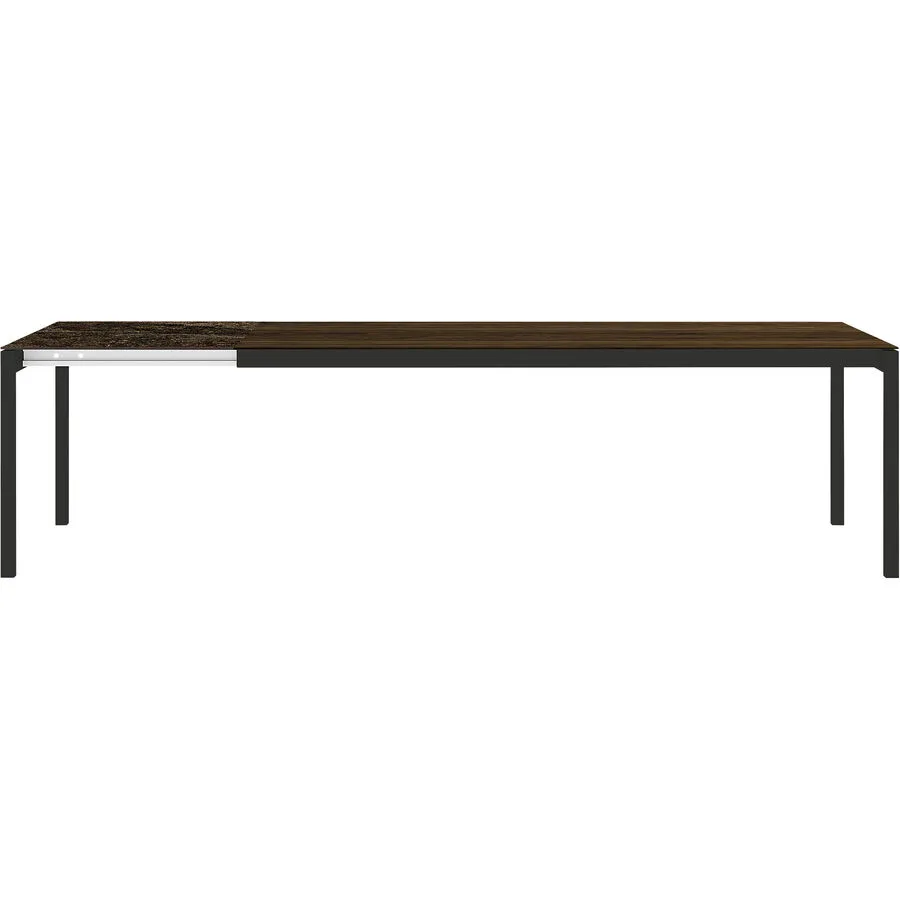 WILLISAU SWITZERLAND Esstisch Willisau Livo Amerik. Nussbaum massiv 200 cm ausziehbar - Farbe: Nussbaum schwarz geölt