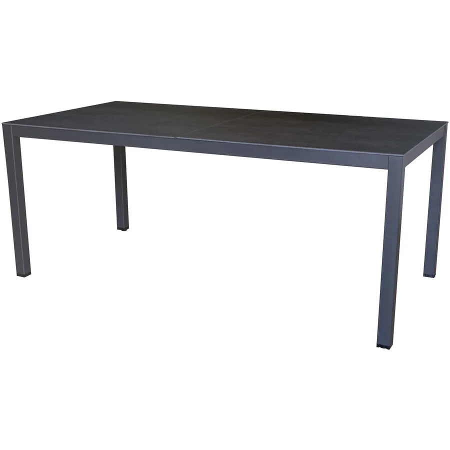 Gartentisch Hiaf Grau Keramik/Edelstahl 180 cm