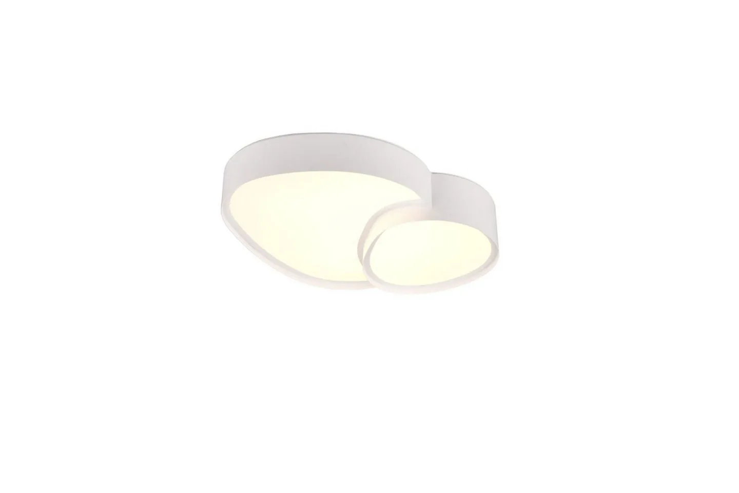 Taklampa TRIO Rise 43 cm, Mattvit - 43 cm, Mattvit