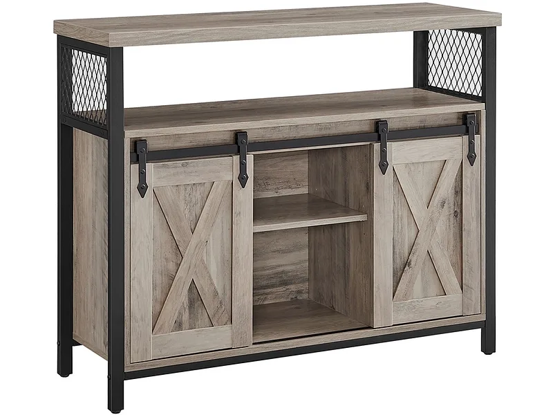 Kommode SONGMICS RUSTIK 33x100x80cm grau