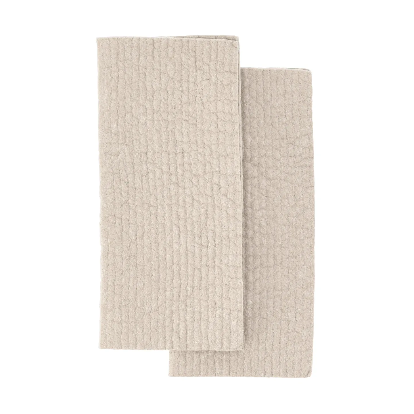 Scandi Essentials Rinse Spültuch Beige, 2-teiliges Set