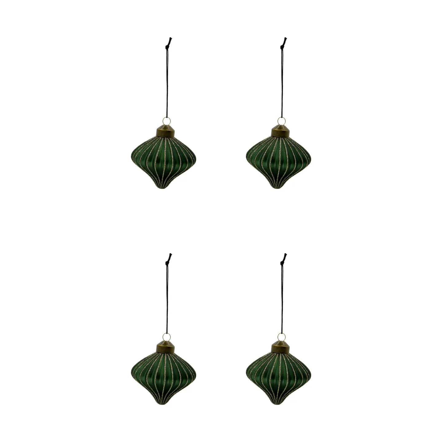 House Doctor Spin julhänge 4-pack Grön