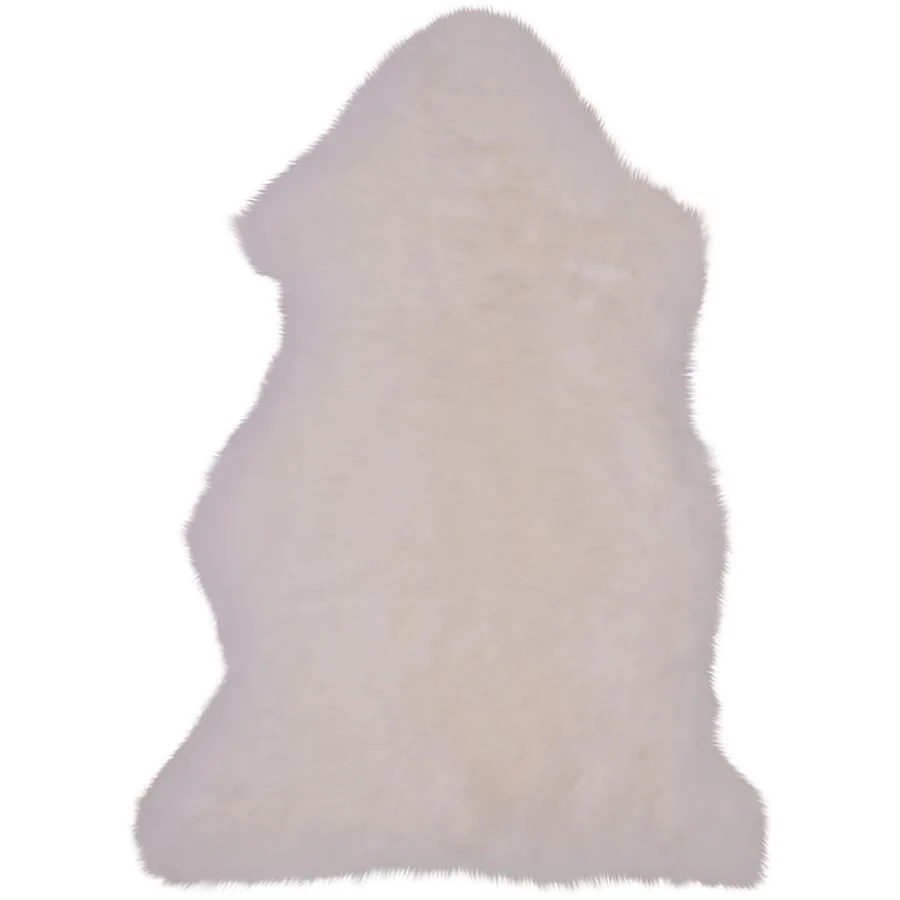 Fell/Haut Qirena ivory Lammfell B 50 cm