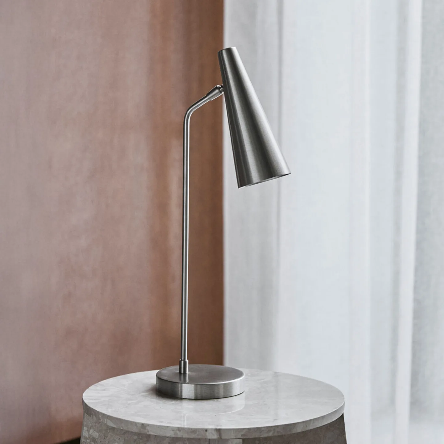 Precise bordslampa, silver, höjd 52 cm, E14 – House Doctor - Vardagsrum - Design - Metall - Med en ljuskälla