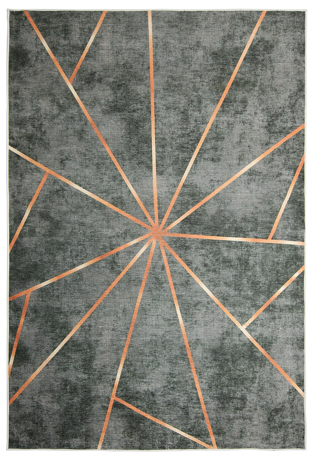 Wilton-teppe - Bellizzi (grønn/oransje) (Størrelse: 160 x 230 cm)