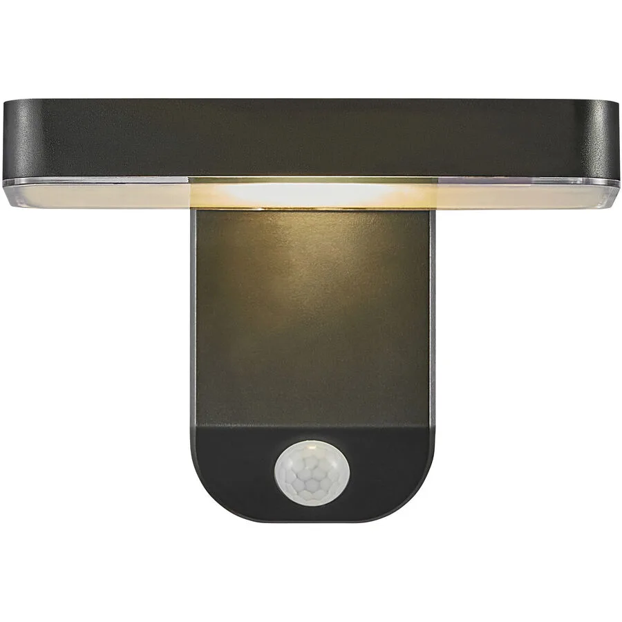 Rica Square LED Solarzelle Wandleuchte Black - Nordlux - Modern - Kunststoff - Einflammig