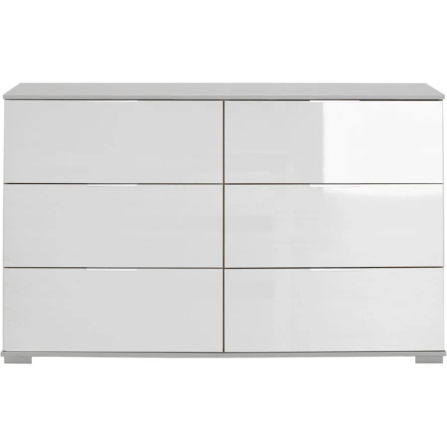Kommode Peyton C weiss Holzwerkstoff B 130 H 83 cm