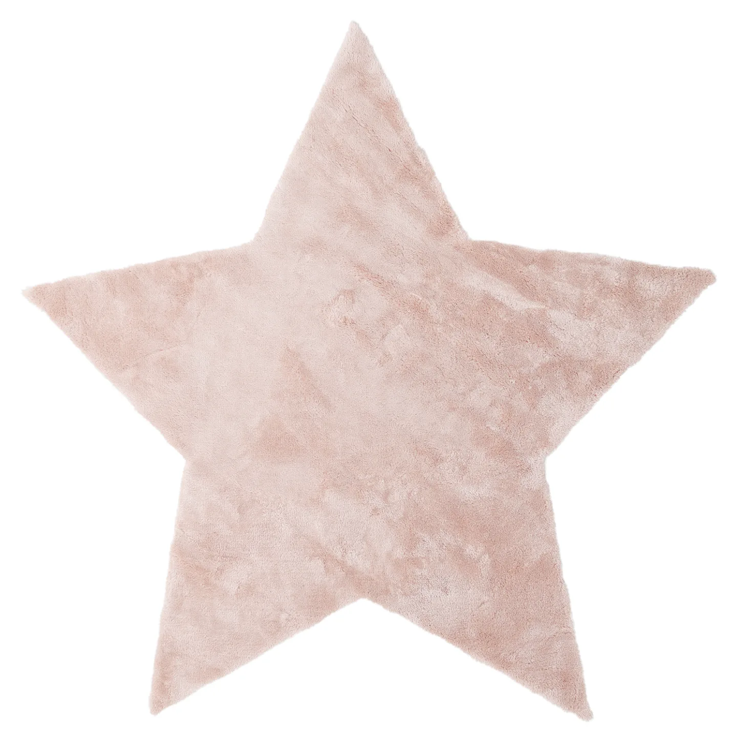 Barneteppe - Aranga Super Soft Star (rosa) (Størrelse: Ø 120 cm)