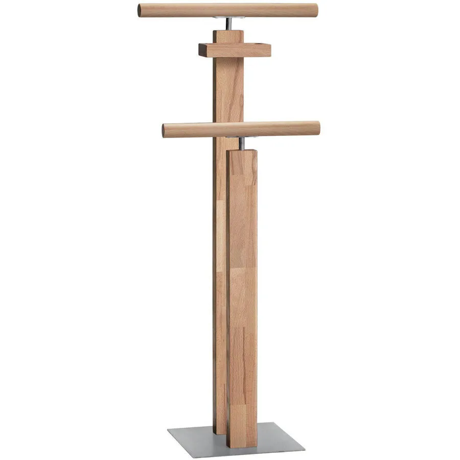 Hasena Herrendiener Claudio Kernbuche, alu Kernbuche massiv, Stahl B 45 cm