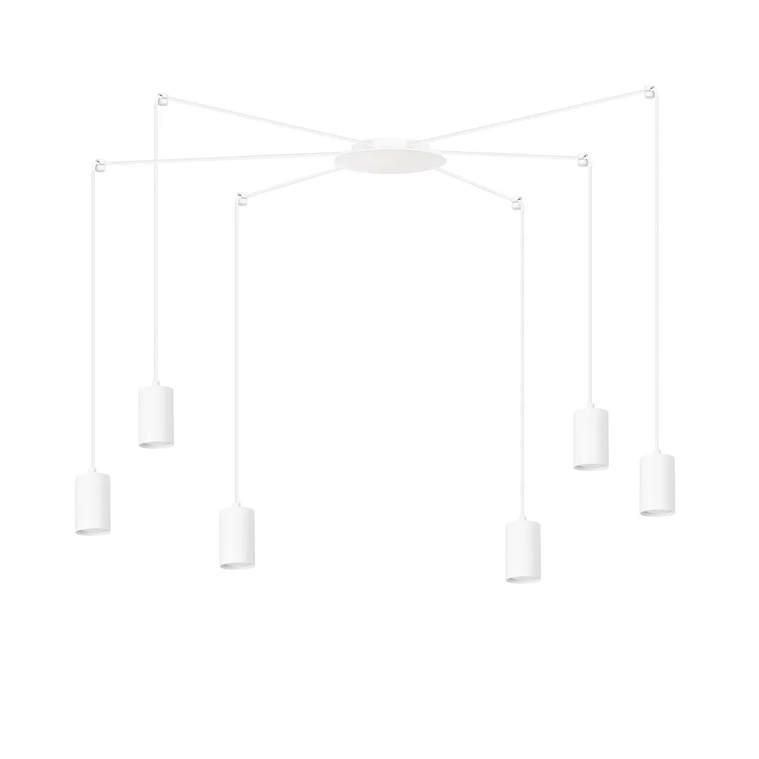 Emibig Lighting - Traker 6 - Taklampa - Vit