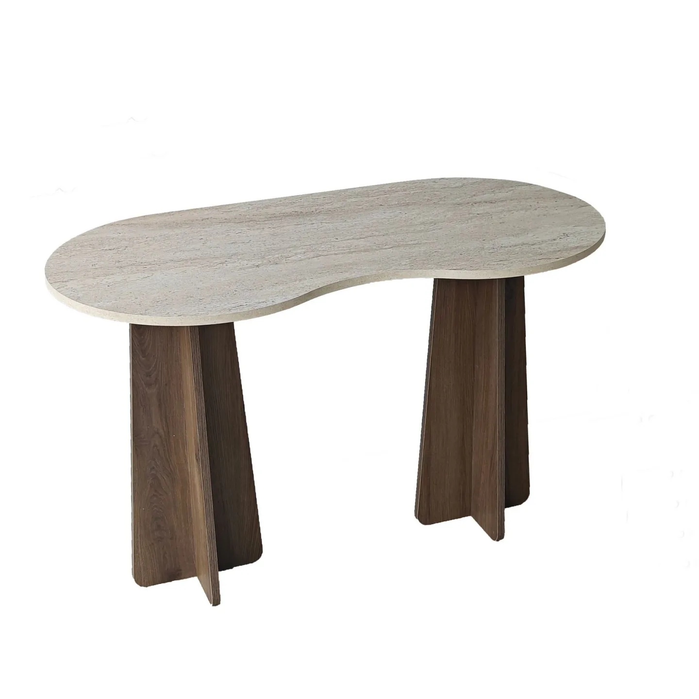 Soryn Skrivbord 120x75x60 cm - Travertine Walnut