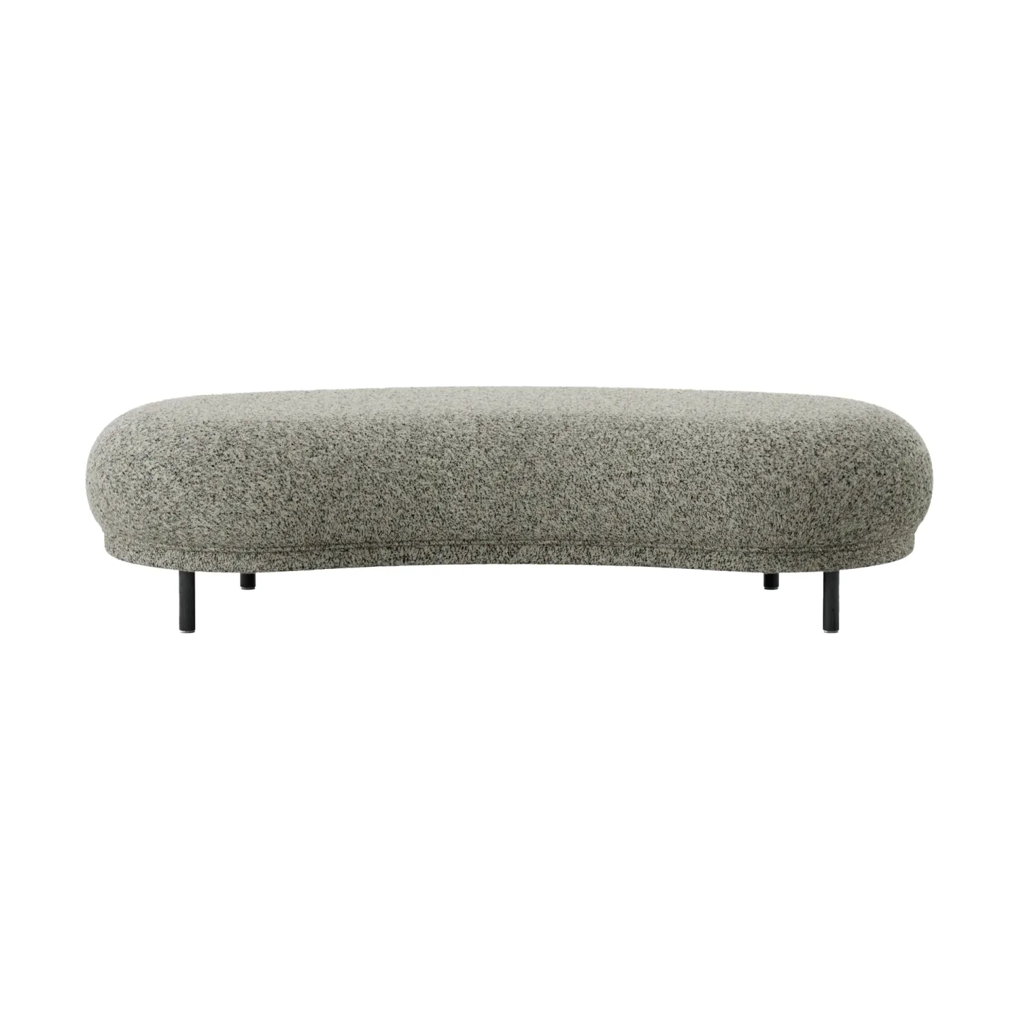 Massproductions Dandy ottoman Black oak-Spiral 23 Monochrome