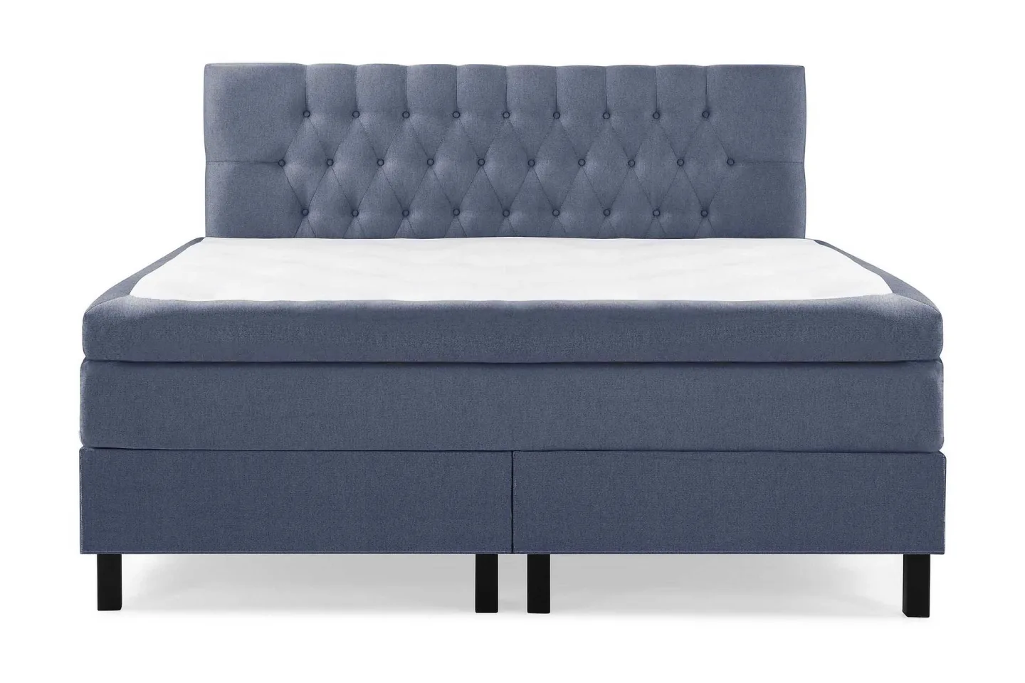 Lucky Komplett Sängpaket 160x200 Polyeter Diamant - Mörkblå