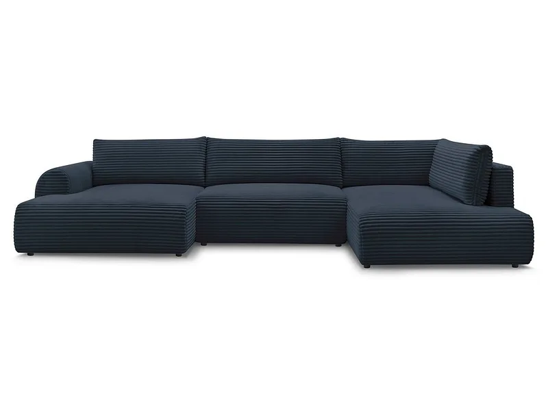 Wohnlandschaft BOBOCHIC LUCIEN Cord-Stoff dunkelblau