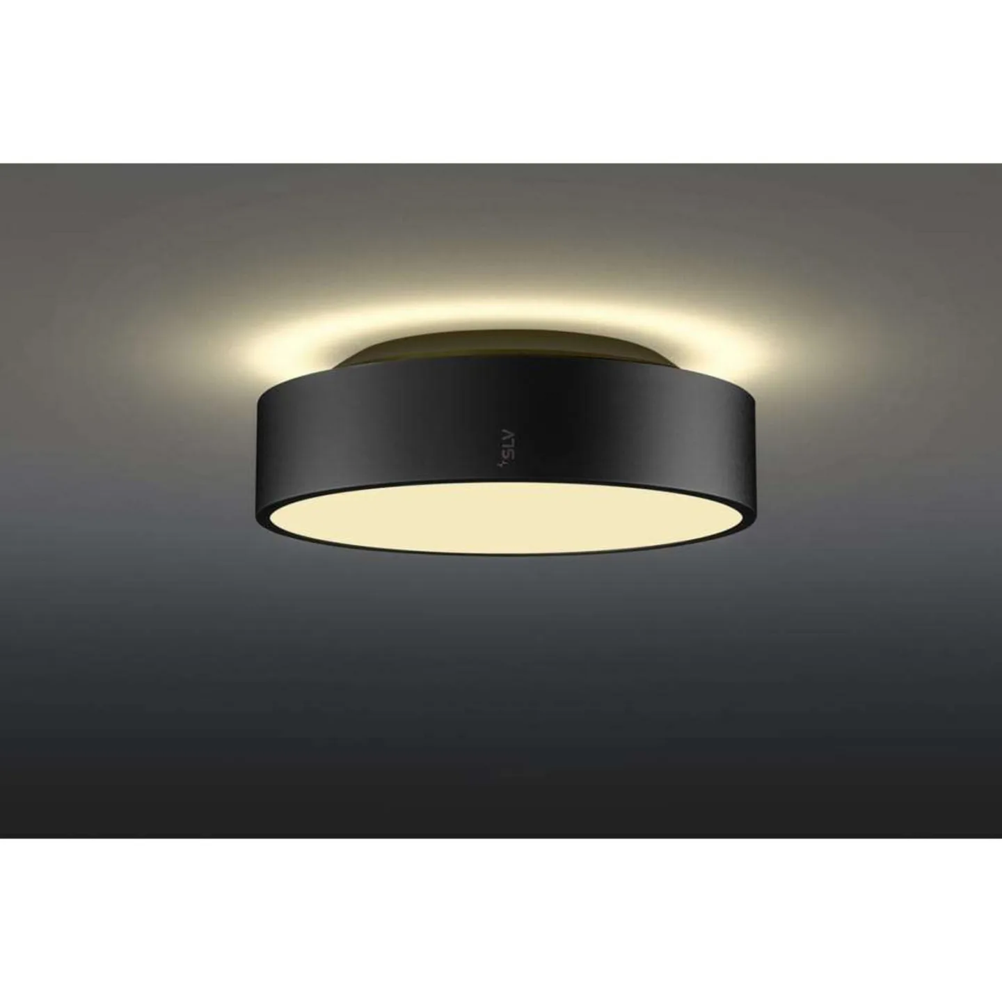 Medo 30 Væg-/Loftlampe 2700/3000/4000K Black - SLV - Stue - Aluminium
